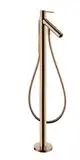 AXOR-HG-AXOR-Starck-Einhebel-Wannenmischer-bodenstehend-mit-Pingriff-Polished-Red-Gold-10456300 gallery number 1